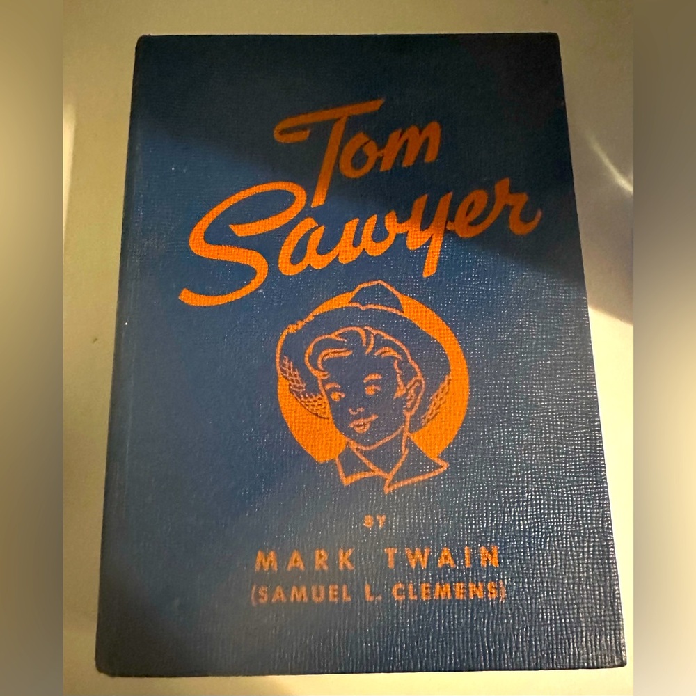 Vintage 1944 Tom Sawyer Mark Twain Samuel L Clemens Whitman Publishing Book